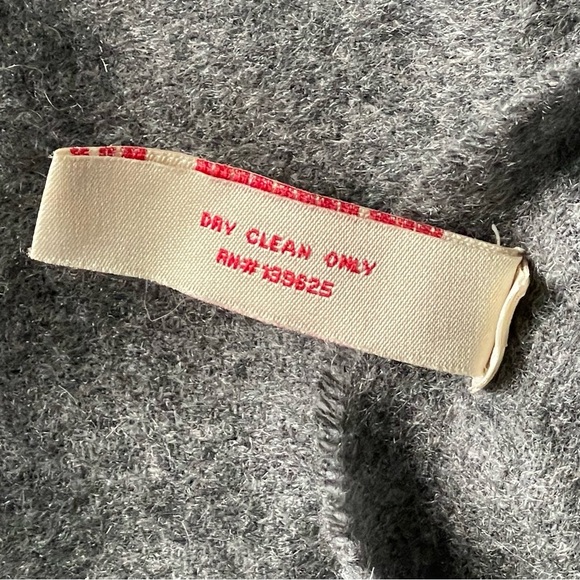 Red Envelope Dark Gray Cashmere Poncho Sweater - 47129 - Picture 13 of 16